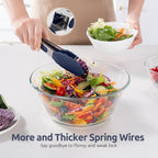 600ºF Heat Proof Kitchen Tong: U-Taste 7" Silicone Cooking Tong - Image 8