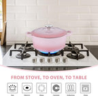 E-far 3 Qt Enameled Cast Iron Dutch Oven - Image 5