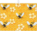 Bee Dish Drying Mat For Kitchen Counter Absorbent Large Kitchen Fast Dry Pad by Unknown