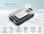 Kook Casserole Dish, Ceramic Baking Dish, Large Lasagna Pan Deep - Image 5