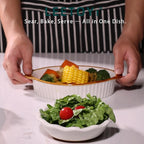 LEETOYI Porcelain Small Oval Au Gratin Pans, Baking Dish Set - Image 8