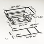 TIDIIABODE Pot Lid Organizer, Adjustable Kitchen Pot Lid Holder Inside Cabinet - Image 7