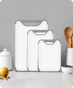 Cutting Boards for Kitchen, Plastic Cutting Board Set of 3, Dishwasher Safe - Image 9