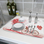 Romantic Valentine's Day Dish Drying Mat - Image 6