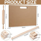 Newtay 12 Pcs Pottery Tools Include 1 Wood Rolling Pin Sculpting Polymer Clay - Image 2