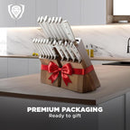 Dalstrong 18-Piece Gladiator Colossal Knife Block Set — German High-Carbon Steel - Image 7
