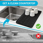 Foldable Silicone Dish Drying Mat - Image 6