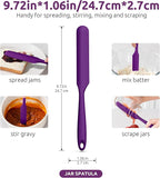 U-Taste Skinny Silicone Jar Spatula: 600ºF Heat-Resistant Food-Grade 10in Long - Image 2