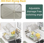 LIYI Dish Drying Rack, Large Dish Rack - Image 3