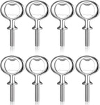Metal Bottle Opener Kit 8 Pcs Stainless Blank Bottle Openers Inserts Hardware - Image 2