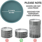 OHMO 2 Pack Pet Food Can Lids, Silicone Pet Food Can Lids Covers - Image 2