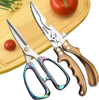 Poultry Shears 2-Pack, Heavy Duty Meat Scissors, Stainless Steel Spring Loaded - Image 8