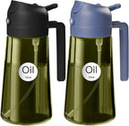 YARRAMATE 2Pcs 16oz/470ml Dark Green Oil Sprayer by YARRAMATE