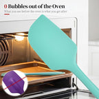 600ºF Heat Resistant Spatulas, High Heat Food Safe Semless Kitchen Silicone - Image 4