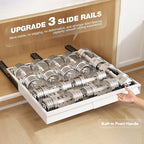 Seinloes 2 Pack Pull Out Cabinet Organizer - Image 6