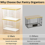 Delamu 2 Set Pantry Organizers and Storage, Trash Bag Holder Under Sink - Image 7