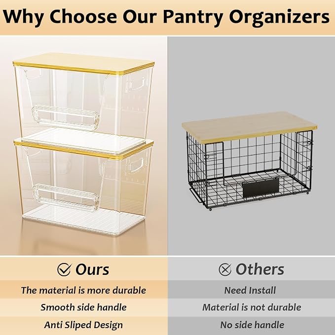 Delamu 2 Set Pantry Organizers and Storage, Trash Bag Holder Under Sink - Image 7