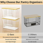 Delamu 4 Pack Pantry Organizers and Storage, Trash Bag Dispenser - Image 4