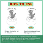 ELE DEPI 60 Minutes Mechanical Kitchen Timer, Cute Dinosaur Timer - Image 5