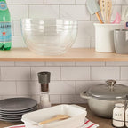 US Acrylic Vista Clear Plastic Salad and Serving 10-inch Bowls | set of 3 | - Image 4