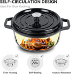 Miereirl 6.5 Quart Enameled Dutch Oven Pot - Image 4