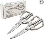 2 heavy-duty food scissors, premium ultra sharp Japanese stainless steel by Unknown