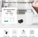 Luxspire Foaming Soap Dispenser, Glass Foam Pump Soap Dispenser, Non-Slip Hand - Image 6