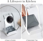 NiHome Versatile Pot Lid Ladle Holder Multipurpose Spatula Pad Book Cutting - Image 5