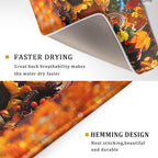 Fall Harvest Pumpkin Dish Drying Mat - Image 3