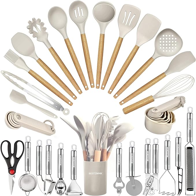 Kitchen Utensils Set- 35 PCs Cooking Utensils by BESTZMWK