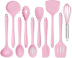 Onader Silicone Cooking Utensils Set, 10 Pieces Kitchen Utensils Set by Onader