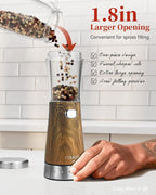 Electric Salt and Pepper Grinder Set - Image 5