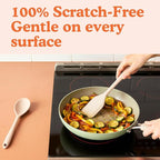 Non-Toxic Platinum Silicone Kitchen Utensil Set of 8 – Non-Scratch Cooking - Image 5