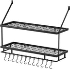 KES 30-Inch Kitchen Pot Rack - Image 7