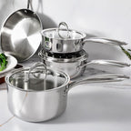 KEAWELL K3 Premium 3-Quart Tri-Ply Stainless Steel Saucepan - Image 5