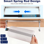 Paper Towel Holder Wall Mount Adhesive Paper Towel Holder Under Cabinet Toilet - Image 3