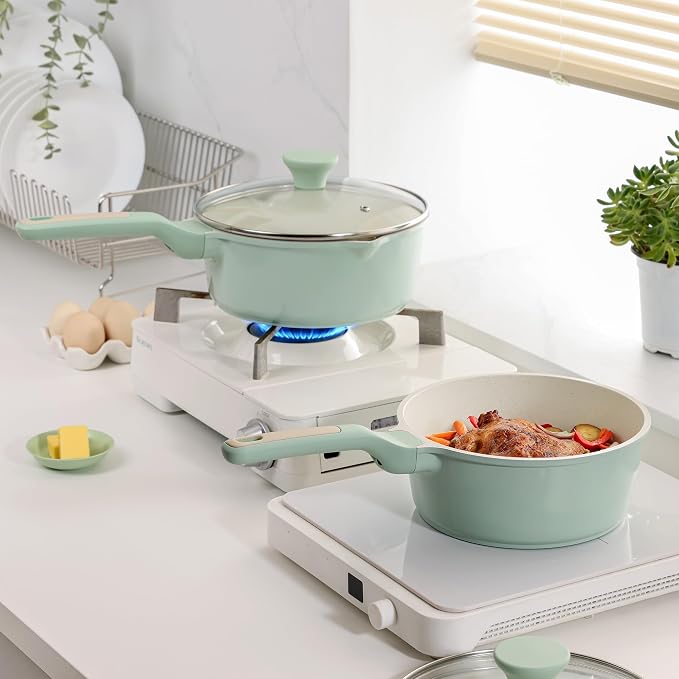SENSARTE Ceramic Nonstick Saucepan - Image 3