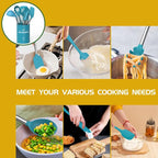 15 Pcs Silicone Cooking Utensils Kitchen Utensil Set - Image 5