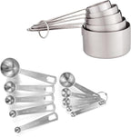 husMait Stainless Steel Measuring Cups & Spoons by husMait