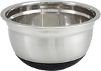 Winco 8 Quart Heavy-Duty Stainless Steel Mixing Bowl by Fonteme