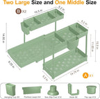 Sevenblue 3 Pack Multi-Purpose Under Sink Organizers and Storage, 2026 L-Shaped - Image 6