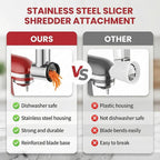 Stainless Steel Slicer Shredder Attachment - Image 4