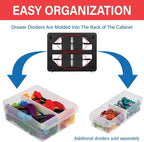 Akro-Mils 16-Drawer Plastic Drawer Storage Cabinet - Image 4