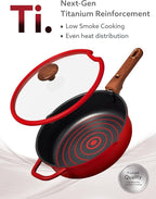 CAROTE 20Pcs Titanium Cookware Set, Pots and Pans Set Non Stick, Kitchen - Image 3