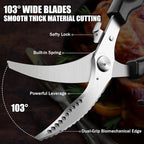 PURPLEBIRD Kitchen Scissors All Purpose - Image 4