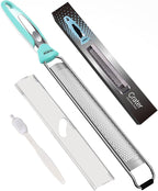 Ourokhome Kitchen Lemon Zester, Stainless Steel Hand Held Parmesan Cheese Grater by Ourokhome