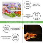 HOMBERKING Glass Food Storage Containers - Image 3