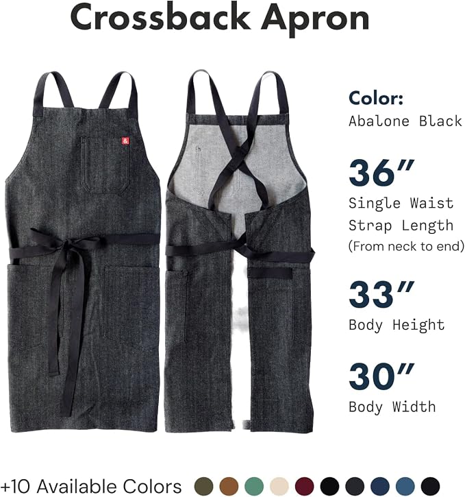 hedley & bennett Crossback Apron - Image 2