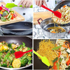 Silicone Spatulas, 11 inch Rubber Spatula Heat Resistant Seamless One Piece - Image 4