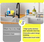 Maifan Stainless Steel Kitchen Sink Caddy Organizer - Image 4